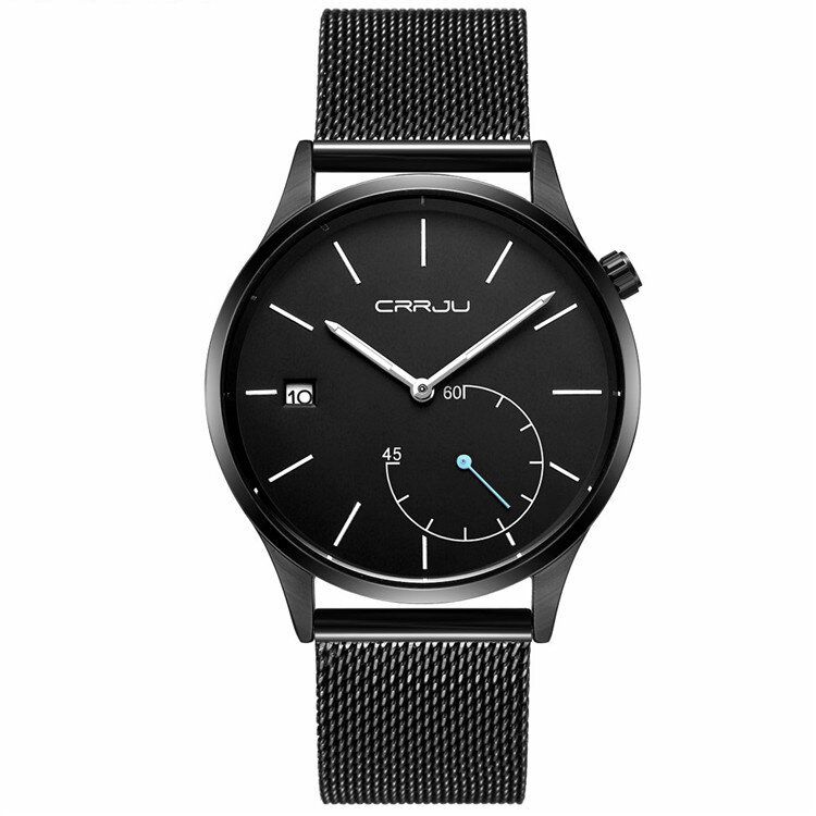 Casual Kalender Lederband Arbeitszifferblätter Herren Armbanduhr Quarzuhr