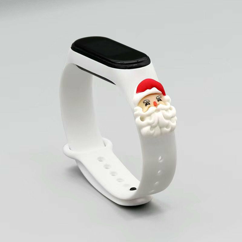 Deffrun 5atm Wasserdichte Bunte Led-anzeige Kinder-digitaluhr-weihnachtsgeschenk-kind-armband-uhr