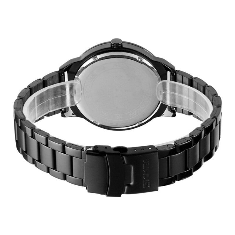 Fashion Business Style Herrenuhr 3d Dail Wasserdichte Edelstahl-quarzuhren