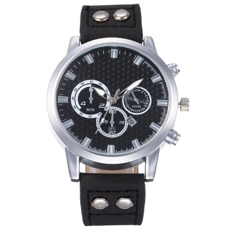 Fashion Elegent Legierung Sport Business Casual Gürtel Herrenuhr Quarzuhr