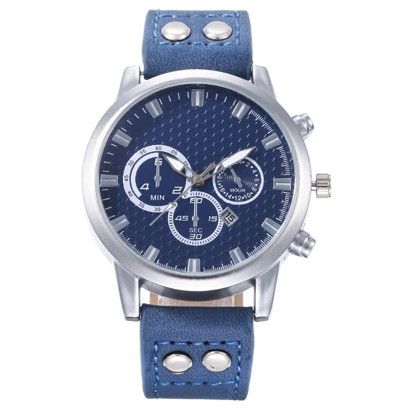 Fashion Elegent Legierung Sport Business Casual Gürtel Herrenuhr Quarzuhr