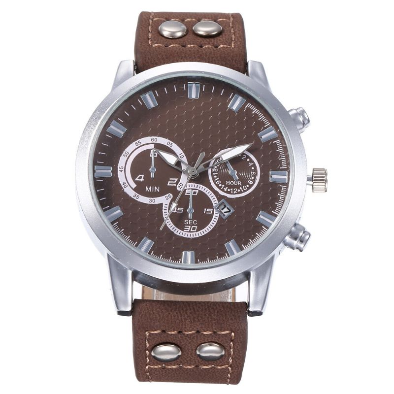 Fashion Elegent Legierung Sport Business Casual Gürtel Herrenuhr Quarzuhr