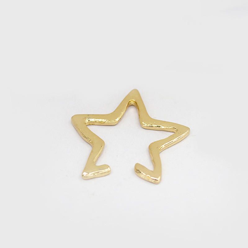 Punk Hollow Star Damen Ohrring Kein Piercing Ohrclip Für Damen Mädchen Party Modeschmuck