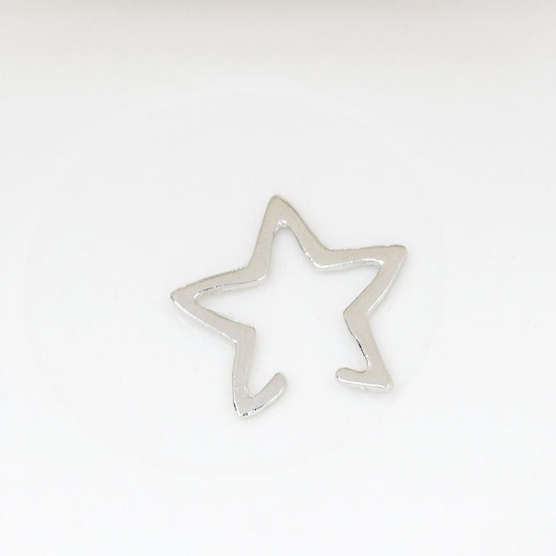 Punk Hollow Star Damen Ohrring Kein Piercing Ohrclip Für Damen Mädchen Party Modeschmuck