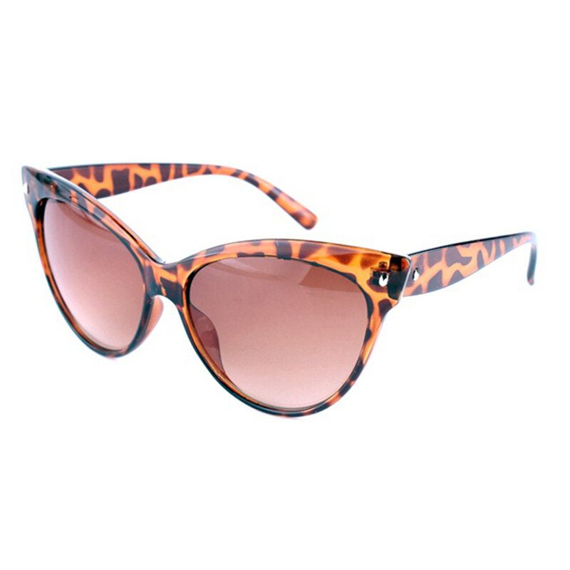 Cat Eye Vintage Polarisierte Leoparden-sonnenbrille Für Damen