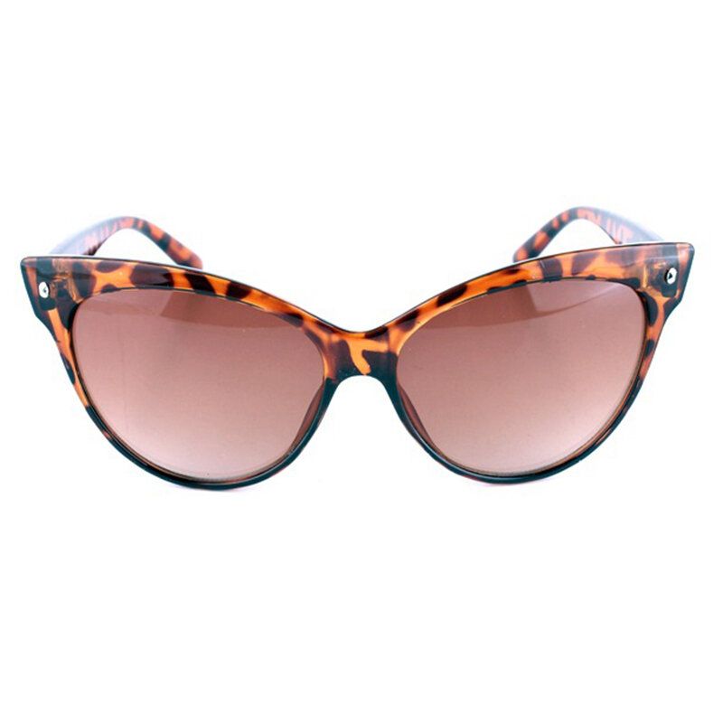 Cat Eye Vintage Polarisierte Leoparden-sonnenbrille Für Damen