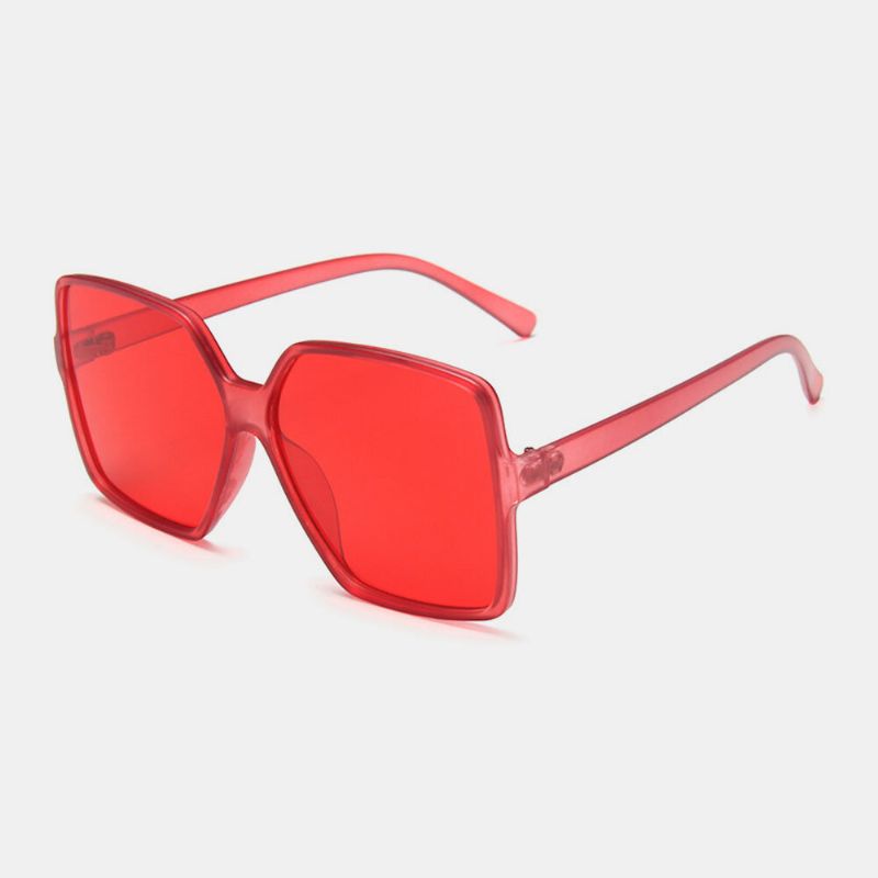 Damen-sonnenbrille In Übergröße Quadratische Form Modischer Trend Retro-uv-schutz-sonnenbrille