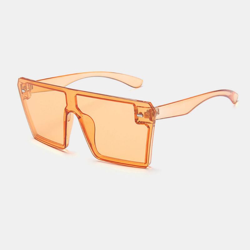 Einteilige Damen-sonnenbrille In Übergröße Reteo Mit Quadratischer Form Heller Farbe Und Persönlichkeit