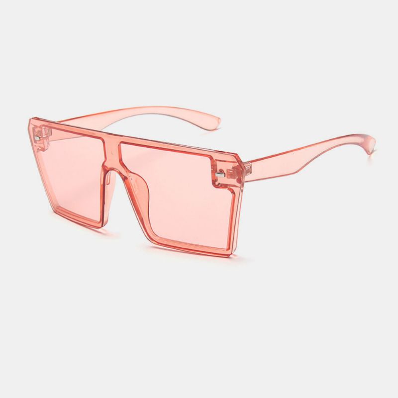 Einteilige Damen-sonnenbrille In Übergröße Reteo Mit Quadratischer Form Heller Farbe Und Persönlichkeit