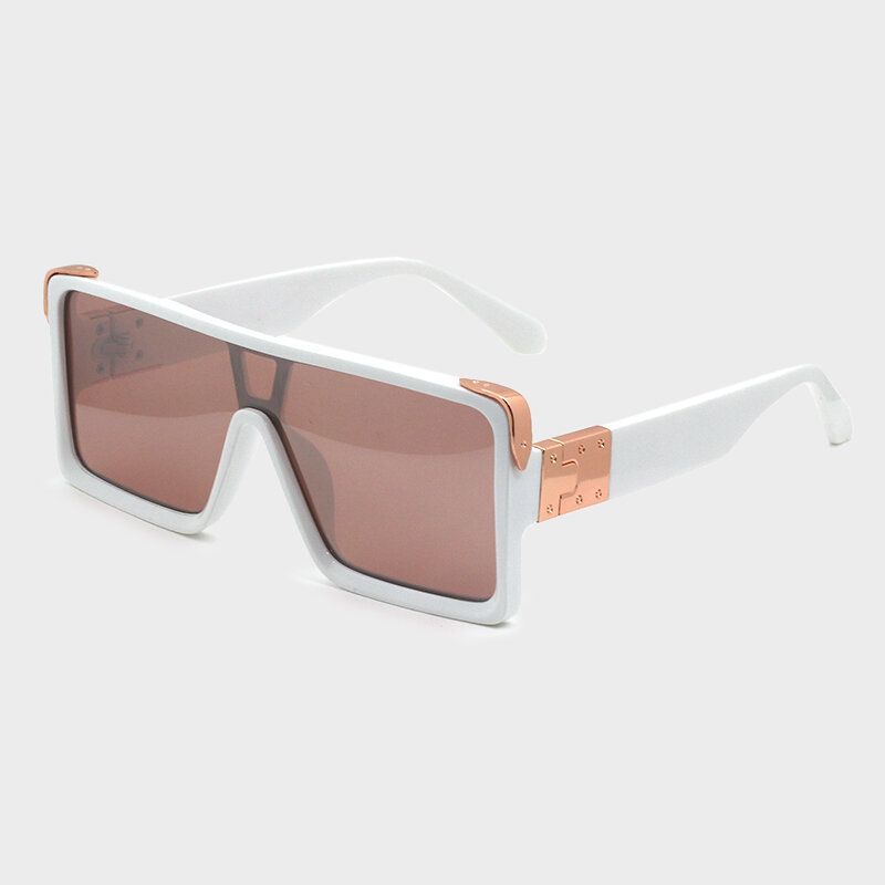 Einteilige Damen-vollrahmen-persönlichkeits-lässige Outdoor-uv-schutz-sonnenbrille In Quadratischer Form