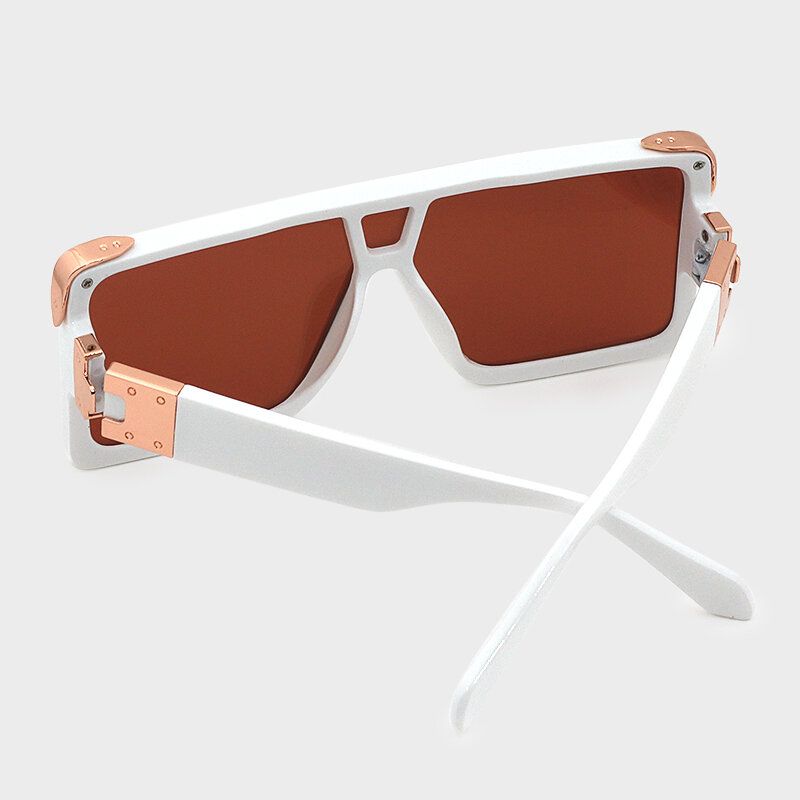 Einteilige Damen-vollrahmen-persönlichkeits-lässige Outdoor-uv-schutz-sonnenbrille In Quadratischer Form