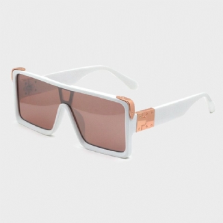 Einteilige Damen-vollrahmen-persönlichkeits-lässige Outdoor-uv-schutz-sonnenbrille In Quadratischer Form