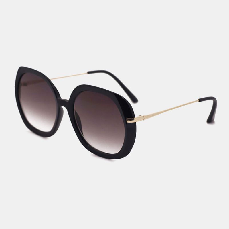 Frauen Casual Fashion Klassische Vollmetallrahmen Runde Form Uv-schutz-sonnenbrille