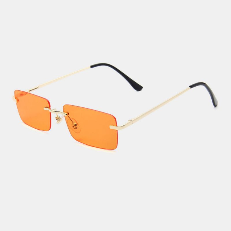 Frauen Retro Mehrfarbig Frameless Kleine Quadratische Mode Persönlichkeit Uv-schutz-sonnenbrille