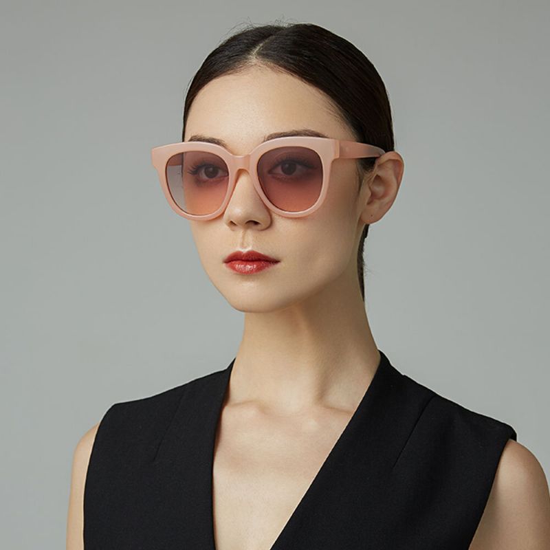 Frauen Vintage Klassische Vollformat Runde Form Sommer Uv Schutz Sonnenbrille