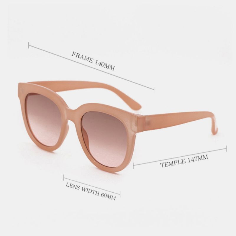 Frauen Vintage Klassische Vollformat Runde Form Sommer Uv Schutz Sonnenbrille