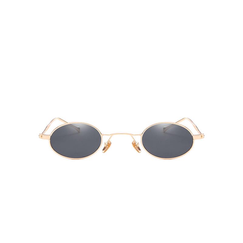 Kleine Sonnenbrille Mit Rundem Gestell Aus Metall