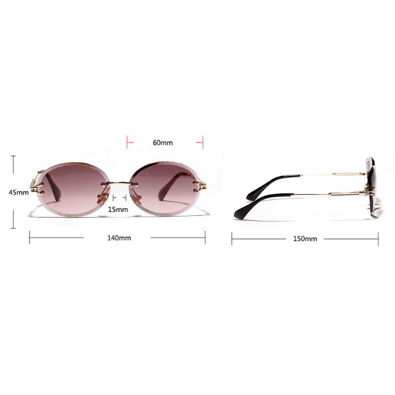 Ovale Vintage-sonnenbrille Für Damen