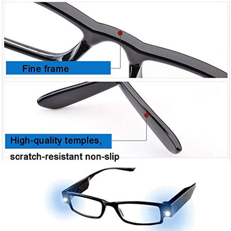 Umrandete Lesebrille Spektakuläre Brille Mit Led-licht