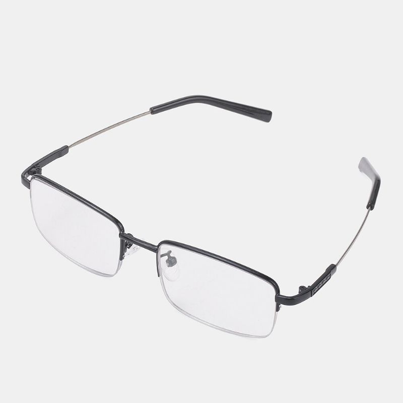 Unisex Faltbare Halbrahmen Anti-blaulicht Dual-use Intelligenter Zoom Multi-fokus Farbwechsel-lesebrille Presbyopie-brille