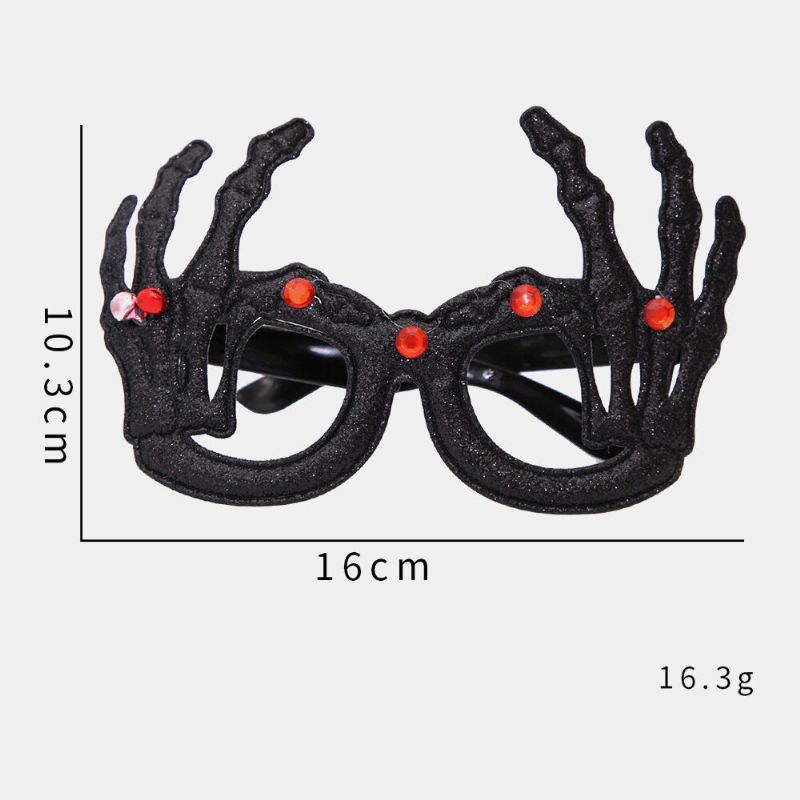 Unisex Filztuch Halloween Brille Kinder Spinne Kürbis Totenkopf Lustige Party Deko Brille