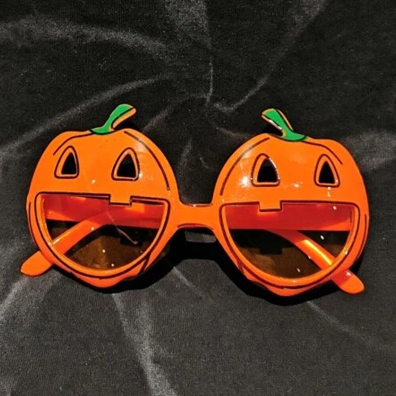 Unisex Halloween Unregelmäßiger Kürbis Horror Lustige Party Deko Brille