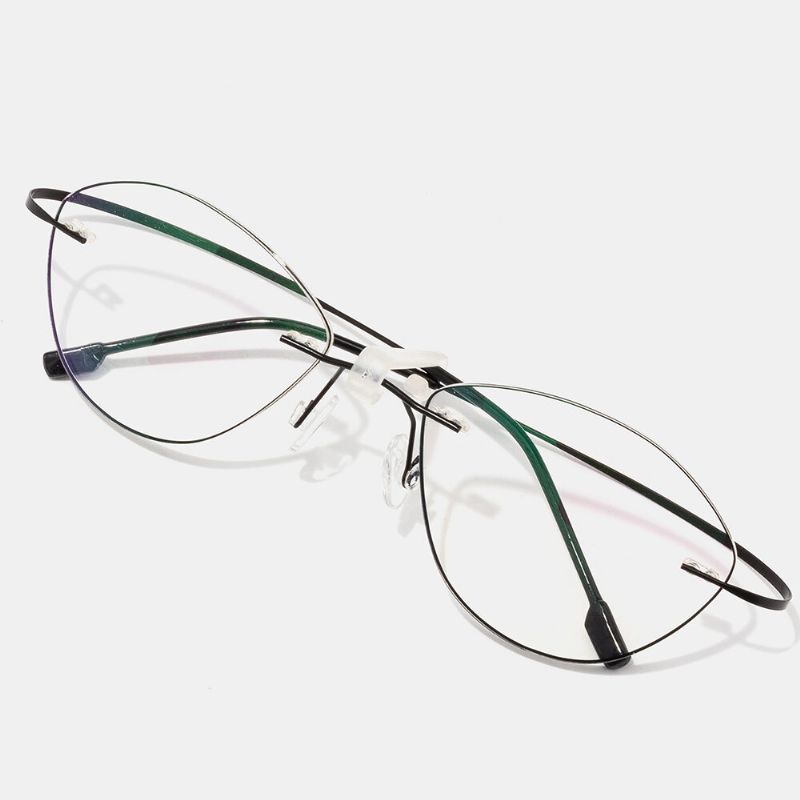 Unisex-lesebrille Mit Weichem Katzenauge Und Feinem Rand