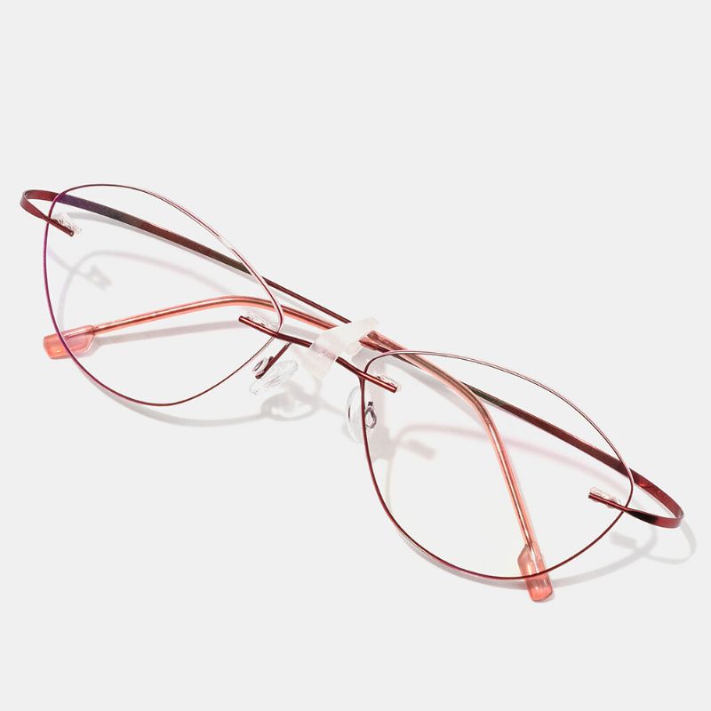 Unisex-lesebrille Mit Weichem Katzenauge Und Feinem Rand