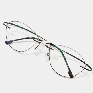 Unisex-lesebrille Mit Weichem Katzenauge Und Feinem Rand