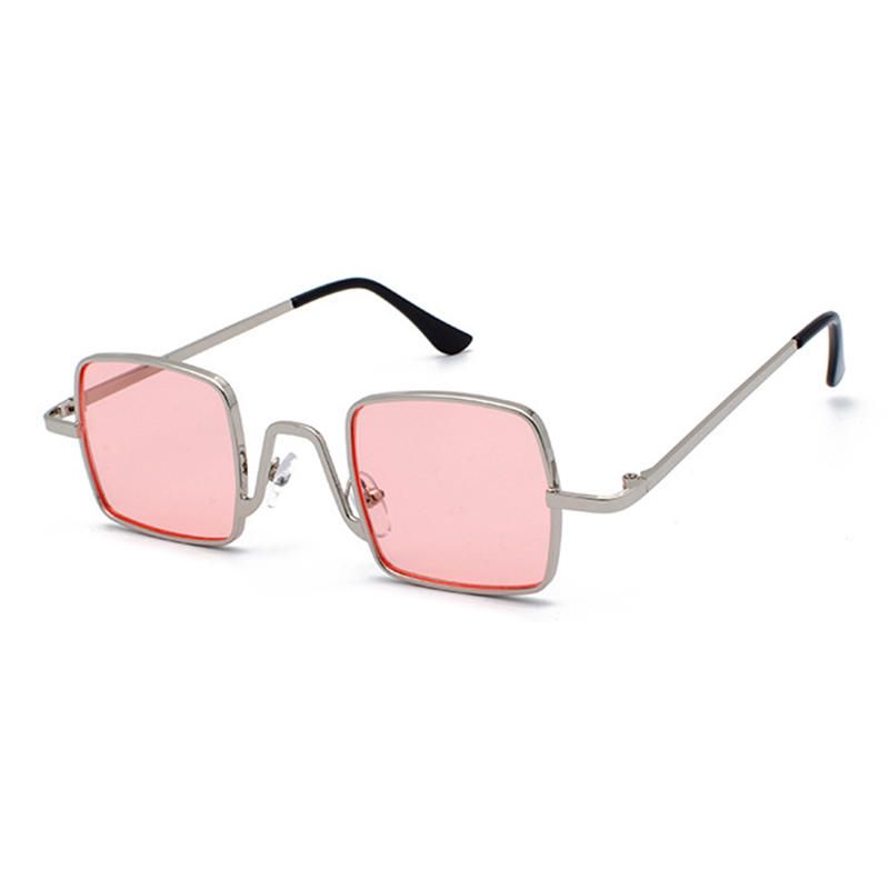 Unisex Vogue Vintage Anti-uv Metall Kleine Quadratische Sonnenbrille