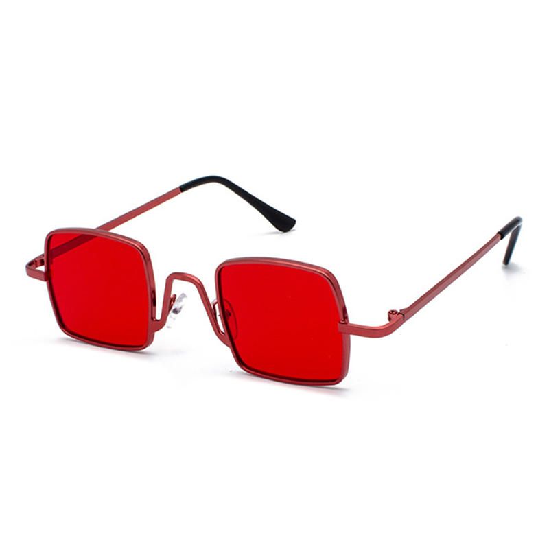 Unisex Vogue Vintage Anti-uv Metall Kleine Quadratische Sonnenbrille