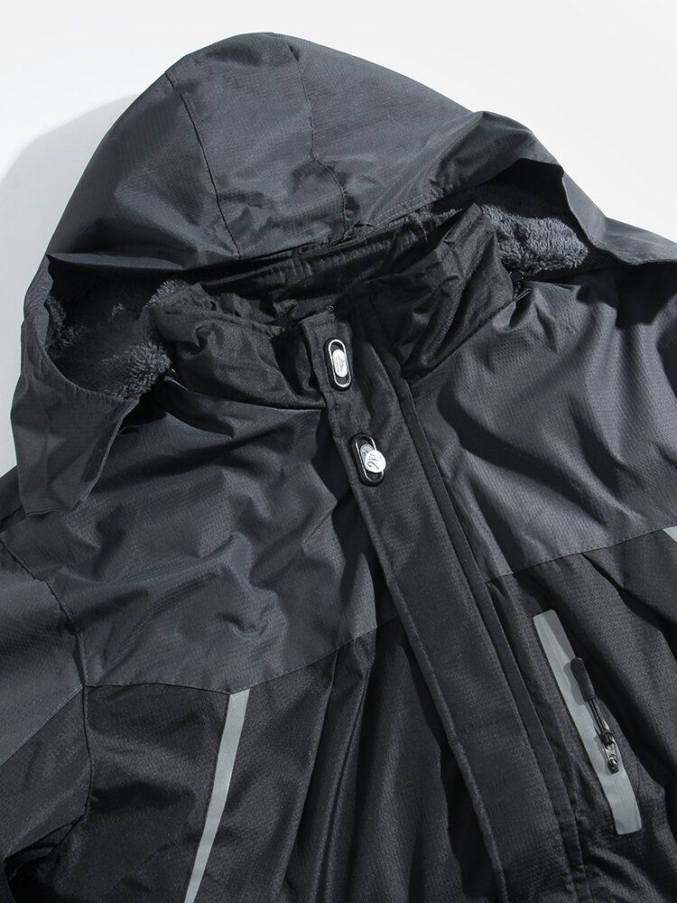 Dicke Reflektierende Warme Outdoor-fracht-daunenjacke