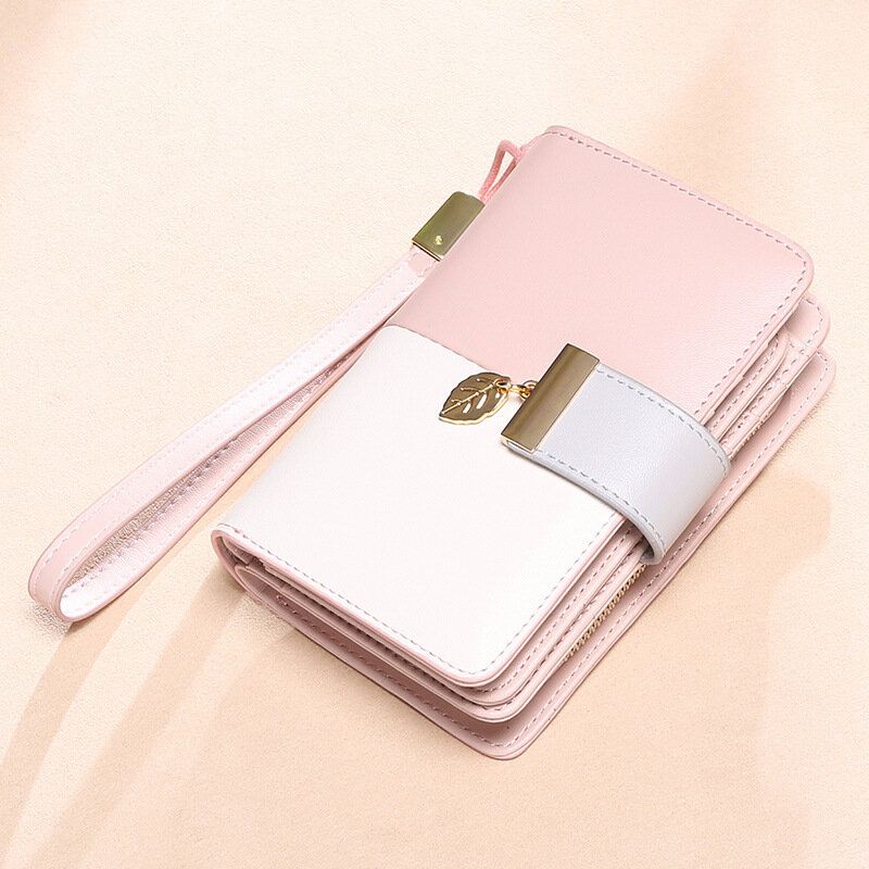 Frauen Echtes Leder Rfid Anti-diebstahl Multi-slots Bifold Wallet Purse Clutches Bag