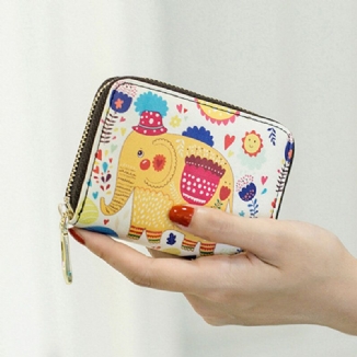 Frauen Pu-leder Rfid Anti-diebstahl-organ-design Multi-card Slot Mini Cute Purse