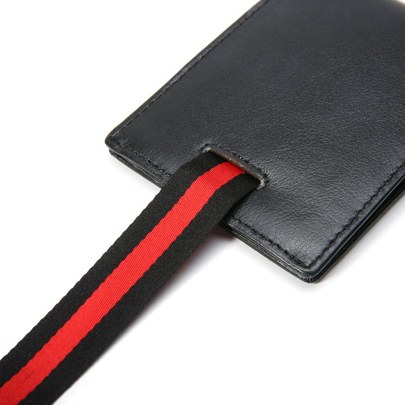 Herren Slim Bifold Rfid Blocking Wallets Retro Casual Echtes Leder Kurz Multi-kartensteckplatz Kartenhalter Geldscheinklammer