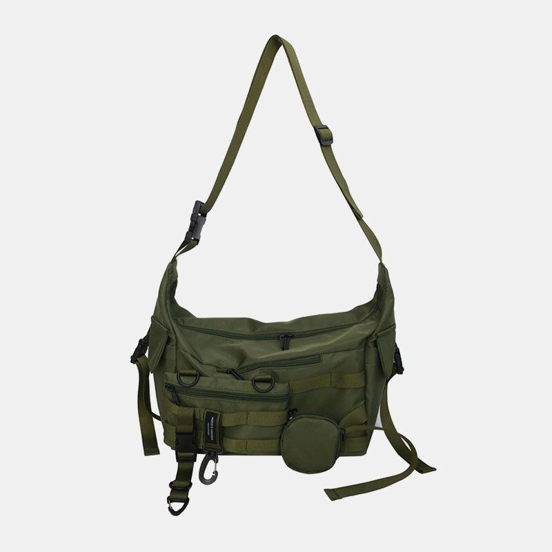 3 Stück Männer Nylon Knödelform Drei-in-eins Coole Stilvolle Sport Hippie Tasche Umhängetasche Umhängetasche Hobo Tasche