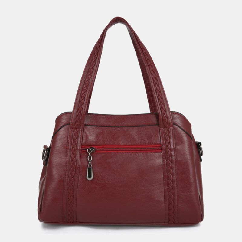 Damen-umhängetasche Mit Mehreren Taschen Mehreren Fächern Quaste Umhängetasche Retro Große Kapazität Umhängetasche Handtasche