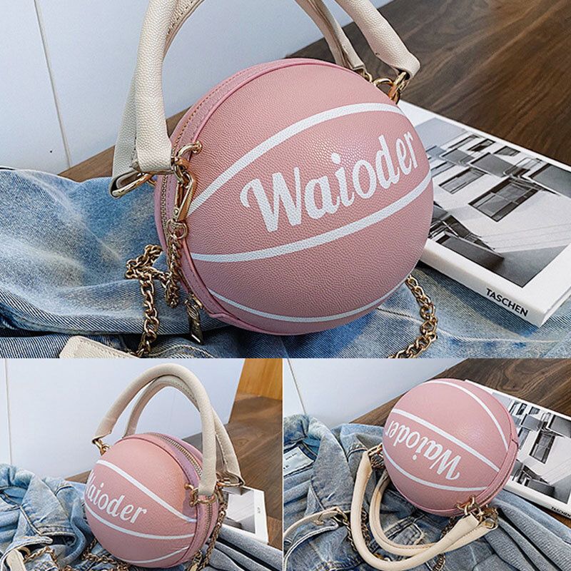 Damenmode Basketball Fußball Ketten Lässige Handtasche Umhängetasche