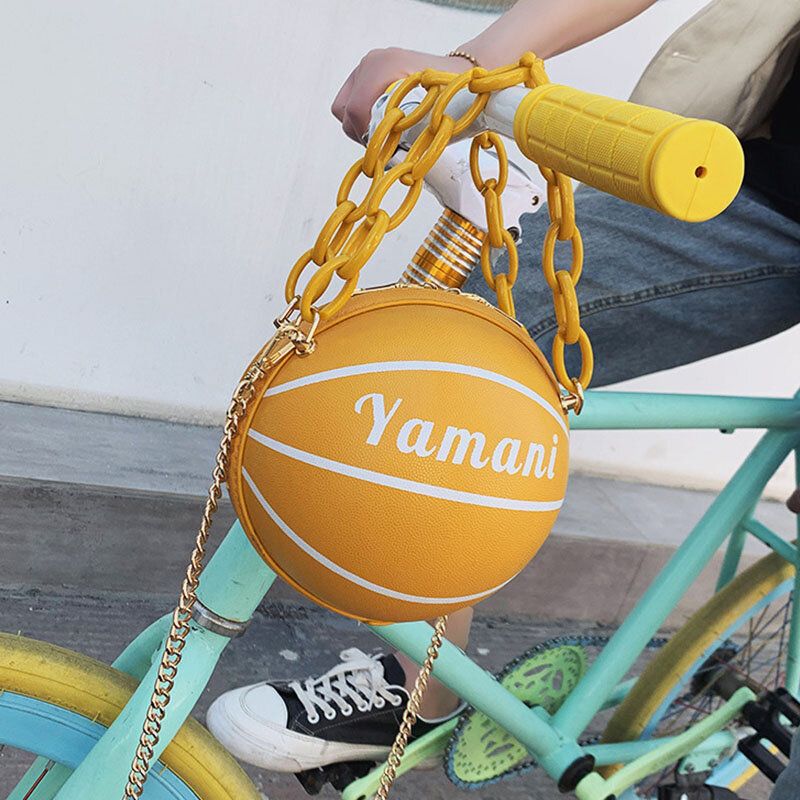 Frauen Basketball Fußball Ketten Handtasche Umhängetasche Umhängetasche