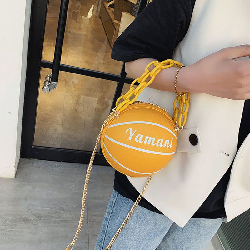 Frauen Basketball Fußball Ketten Handtasche Umhängetasche Umhängetasche