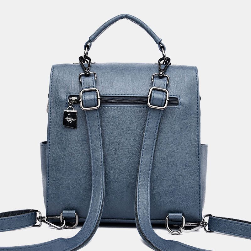 Frauen Casual Solid Umhängetasche Rucksack Umhängetasche