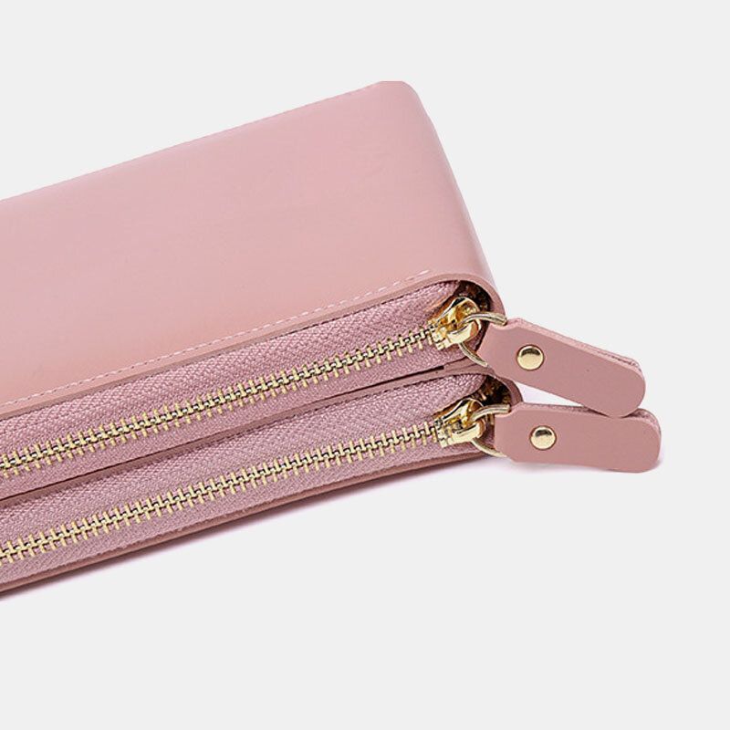 Handytasche Mit 5 Kartenfächern Für Damen Solide Crossbody-taschen