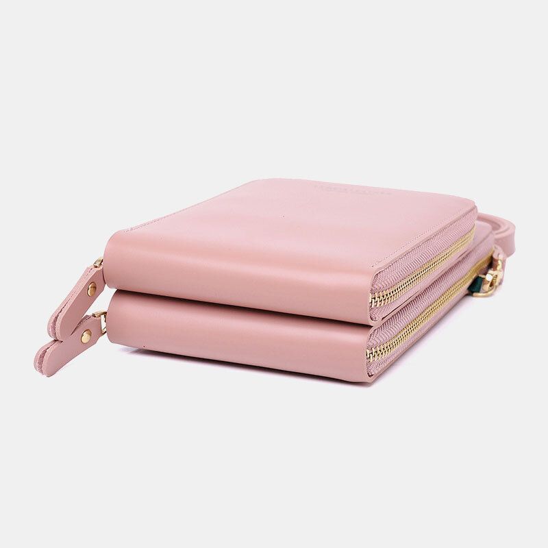 Handytasche Mit 5 Kartenfächern Für Damen Solide Crossbody-taschen