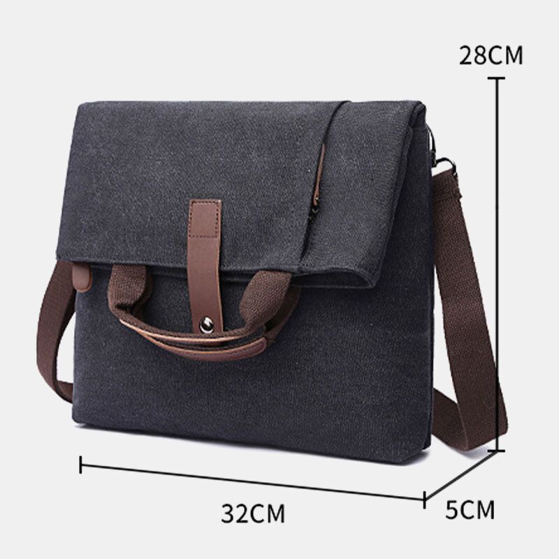 Herren Canvas Anti-diebstahl Wasserabweisend Vintage Umhängetasche Umhängetasche Umhängetasche Handtasche