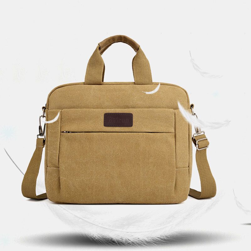 Herren Canvas Umhängetasche Umhängetasche Handtasche Business Bag