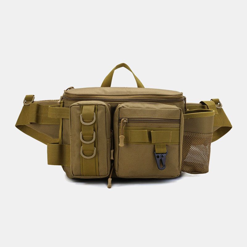 Herren Fischtasche Multi-taschen Outdoor Taktische Tasche Umhängetasche Gürteltasche Oxford Camo Muster