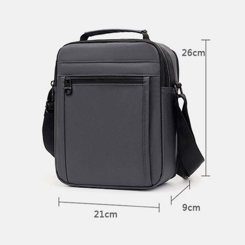 Herren Nylon Leicht Lässig Outdoor Reisen Multi-trage-schultertasche Umhängetasche