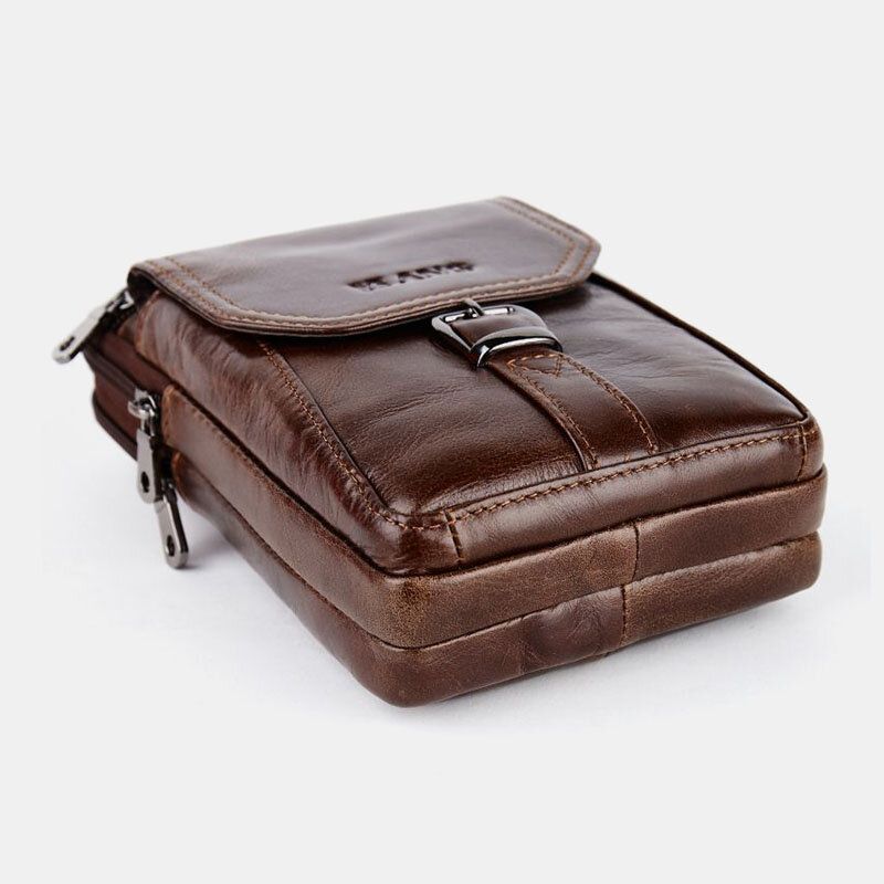 Herren Vintage Umhängetasche Umhängetasche Gürteltasche Handytasche