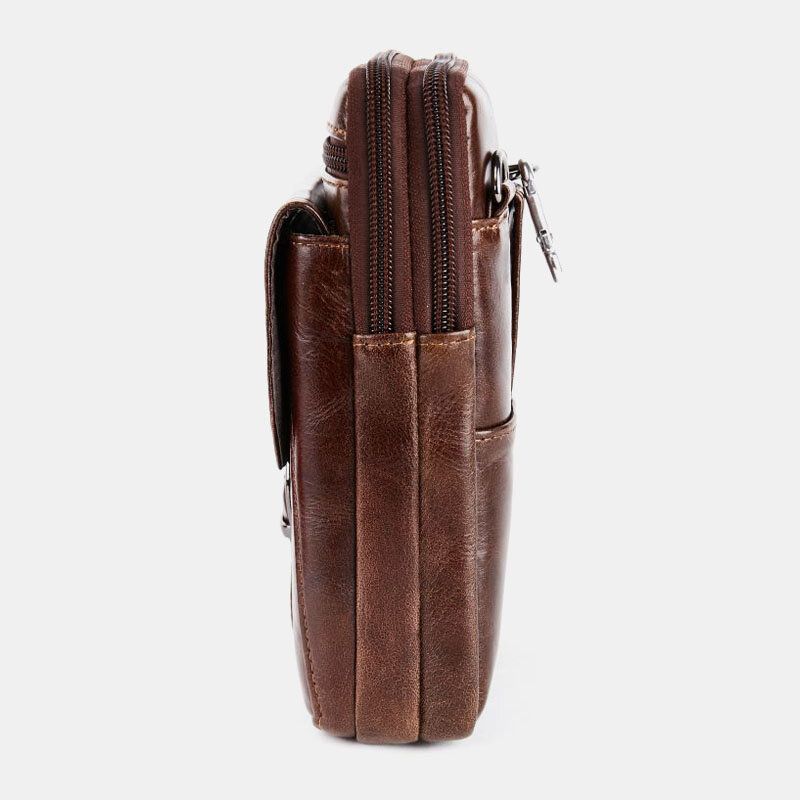 Herren Vintage Umhängetasche Umhängetasche Gürteltasche Handytasche