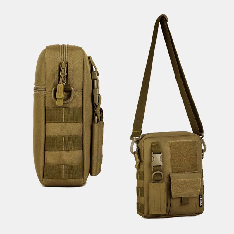 Männer Camo Muster Multifunktions Große Kapazität Outdoor Travel Tactical Bag Umhängetasche Umhängetasche Square Bag